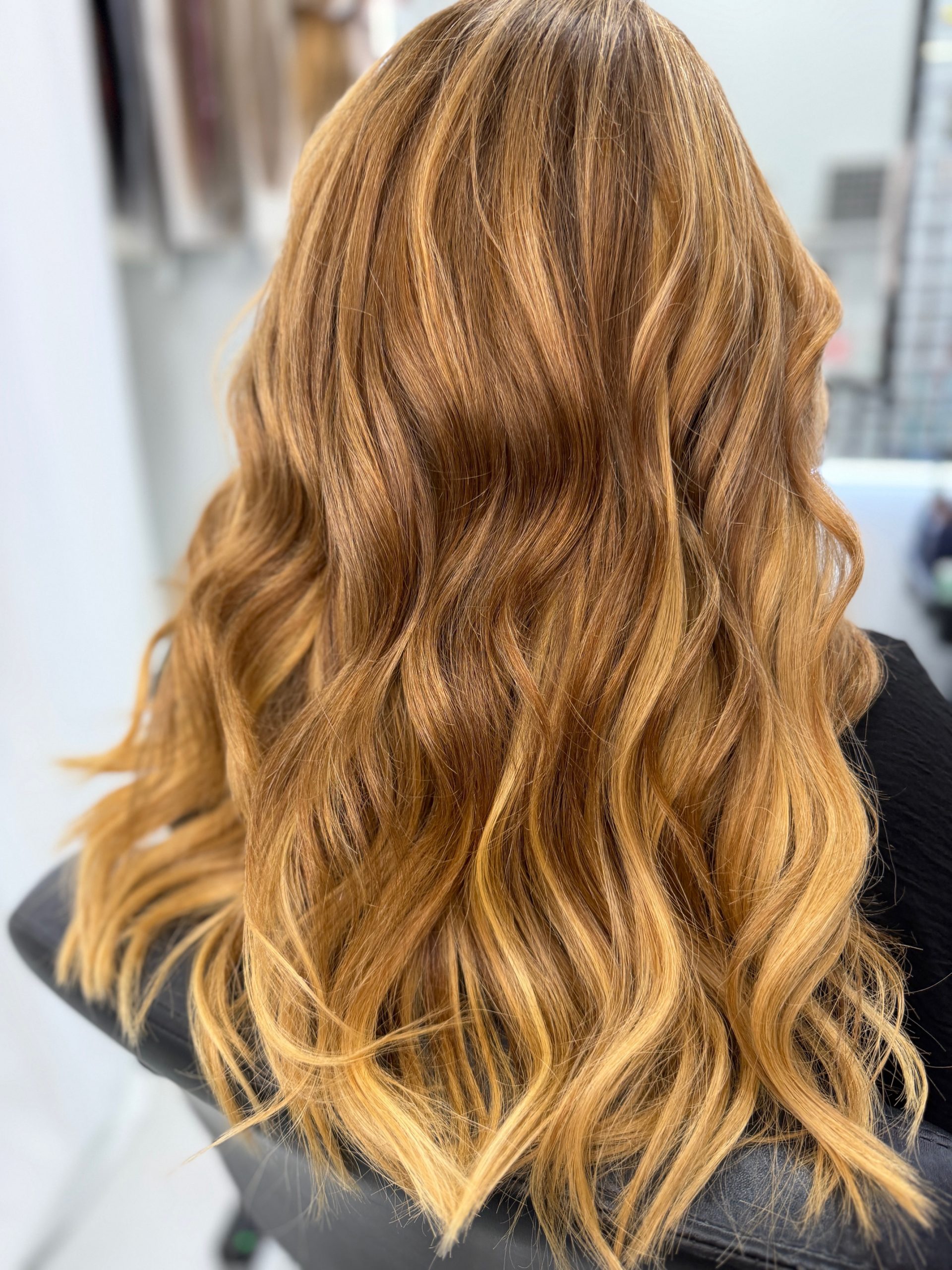 Strawberry Blonde with Hair Extensions